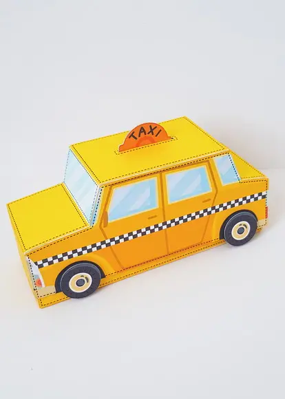 Arquivo Caixa Silhouette Carro Taxi Luxo