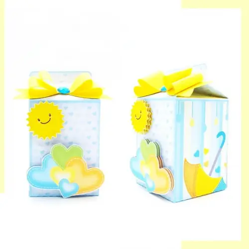 ARQUIVO CAIXA SILHOUETTE CHUVA DE AMOR LUXO