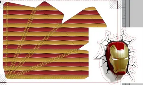 ARQUIVO CAIXA SILHOUETTE CONES SUPER HEROIS