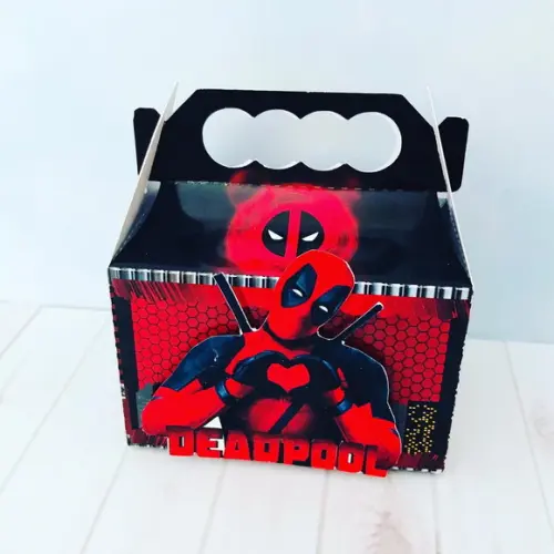 Arquivo Caixa Silhouette Dead Pool Luxo
