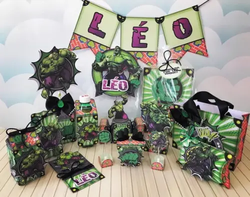 Arquivo Caixa Silhouette e pdf Hulk