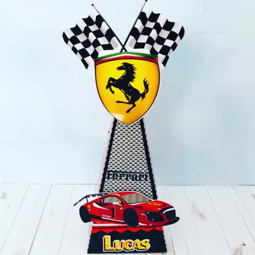 Arquivo Caixa Silhouette Ferrari Luxo