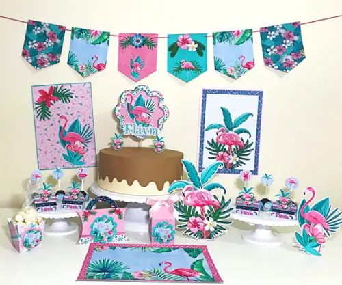 ARQUIVO CAIXA SILHOUETTE FESTA EM CASA FLAMINGOS