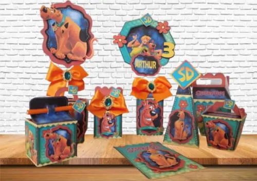 ARQUIVO CAIXA SILHOUETTE FESTA EM CASA SCOOBY DOOH