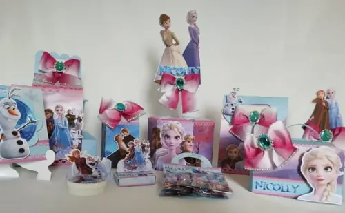 Arquivo Caixa Silhouette Frozen Luxo