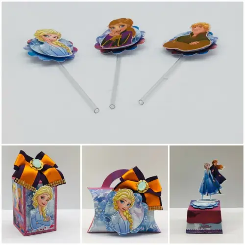 Arquivo Caixa Silhouette Frozen Luxo