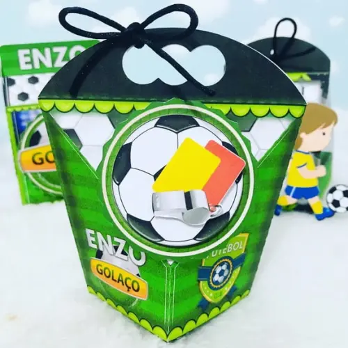 Arquivo Caixa Silhouette Futebol Luxo