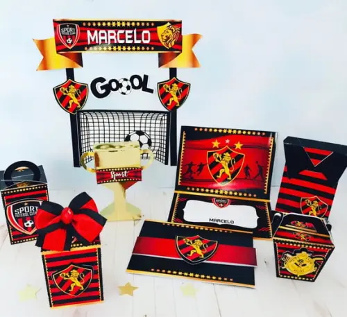 Arquivo Caixa Silhouette Futebol Sport Superluxo