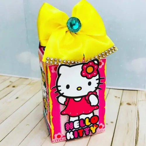 Arquivo Caixa Silhouette Hello Kitty Luxo