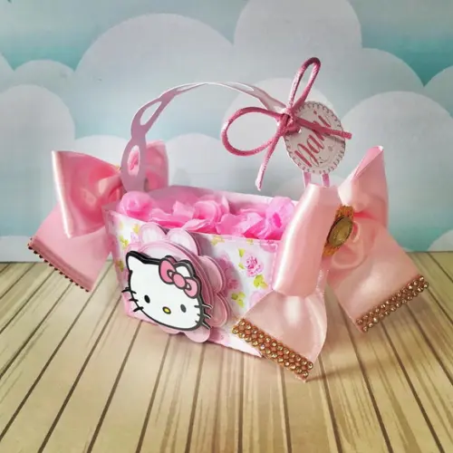 Arquivo Caixa Silhouette Hello Kitty