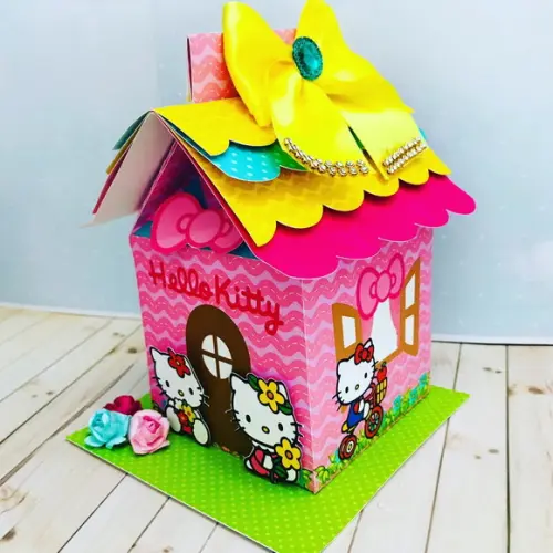 Arquivo Caixa Silhouette Hello Kitty Luxo