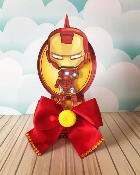 Arquivo Caixa Silhouette Homem de Ferro Luxo