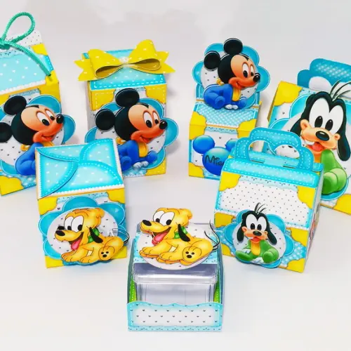 Arquivo Caixa Silhouette Mickey e Turma Baby Festa em Casa