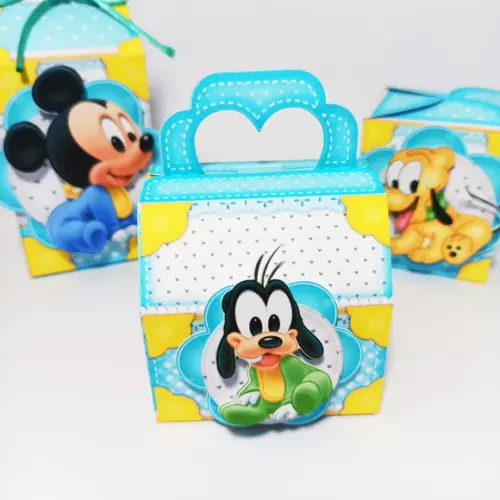 Arquivo Caixa Silhouette Mickey e Turma Baby Festa em Casa