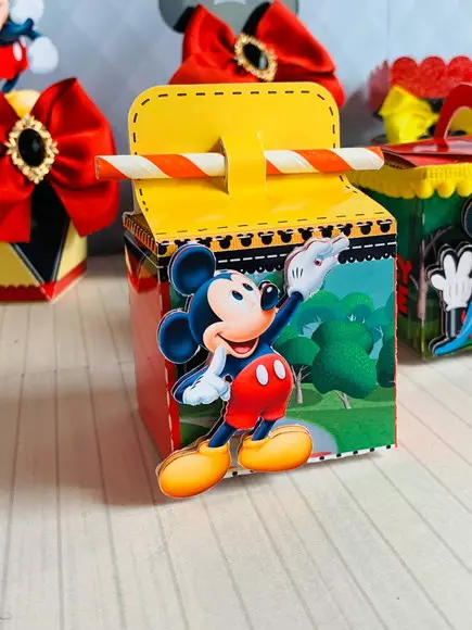 Arquivo Caixa Silhouette Mickey Luxo