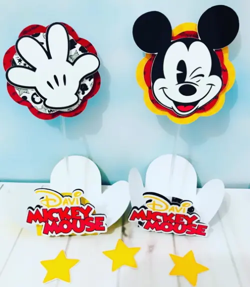 Arquivo Caixa Silhouette Minnie e Mickey Luxo