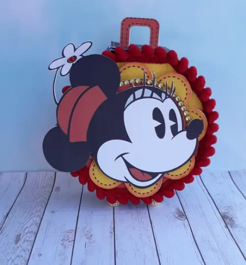Arquivo Caixa Silhouette Minnie e Mickey Vintage