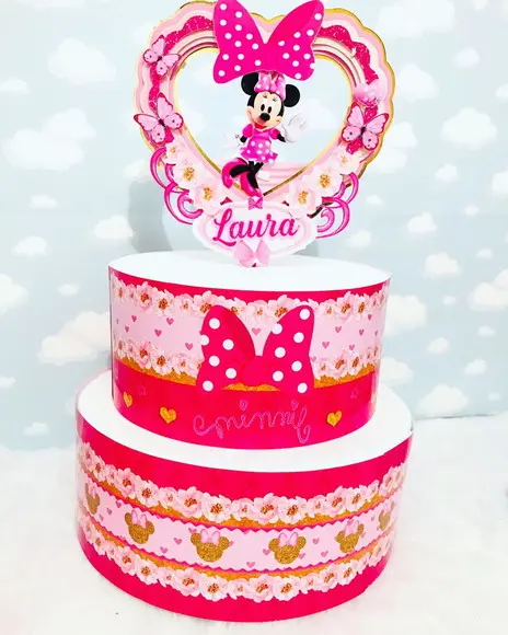Arquivo Caixa Silhouette Minnie Luxo