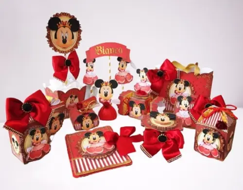 Arquivo Caixa Silhouette Minnie Superluxo
