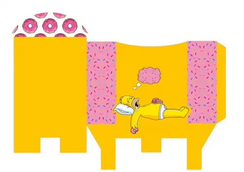 Arquivo Caixa Silhouette os Simpsons Festa em Casa