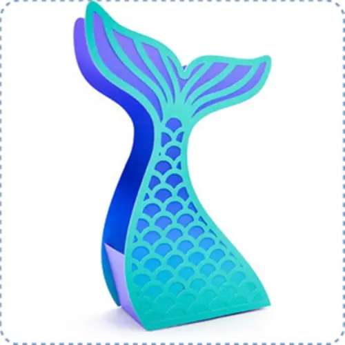 Arquivo Caixa Silhouette Rabo de Sereia