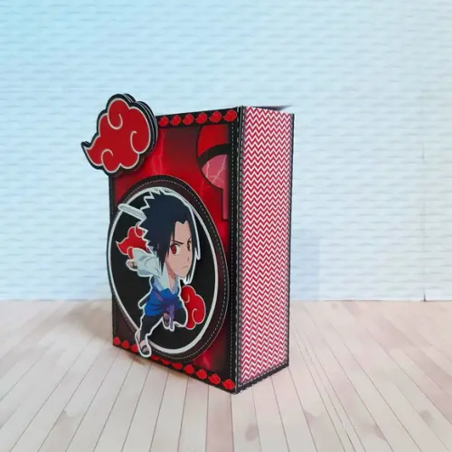 ARQUIVO CAIXA SILHOUETTE SASUKE FESTA EM CASA