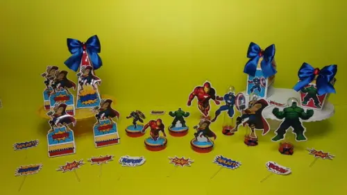 Arquivo Caixa Silhouette Super Herois Superluxo