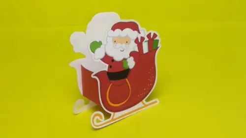 ARQUIVO CAIXA SILHOUETTE TRENÓ DO PAPAI NOEL