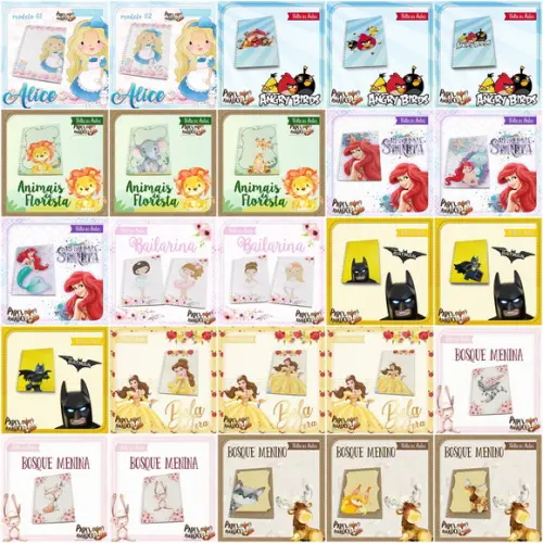 Arquivo Combo Capas de Caderno