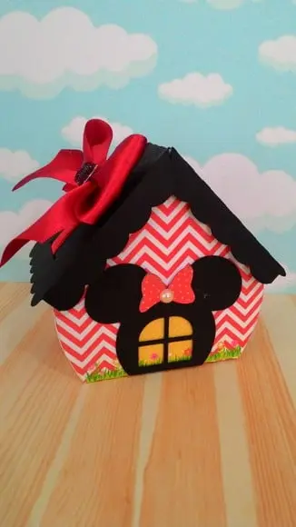 Arquivo Corte Digital Casinha Minnie Luxo Silhouette