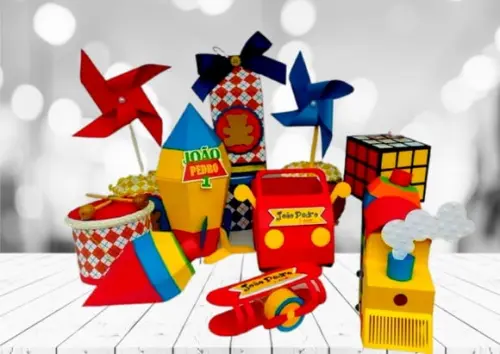 Arquivo Corte Digital Festa Brinquedos Luxo