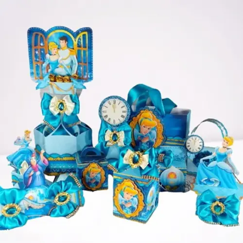 Arquivo Corte Digital Festa cinderella LUXO