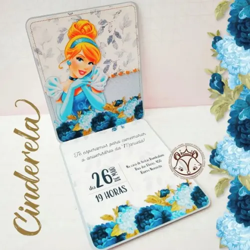 Arquivo Corte Digital Festa cinderella LUXO
