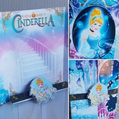 Arquivo Corte Digital Festa cinderella LUXO
