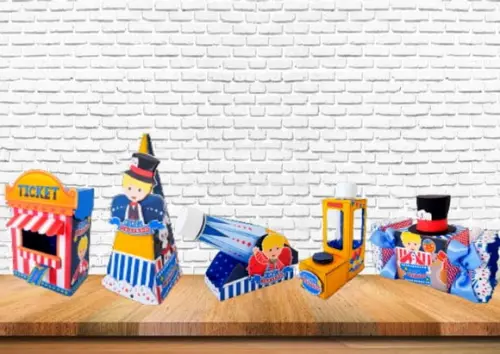 Arquivo Corte Digital Festa Circo Luxo Festa em Casa