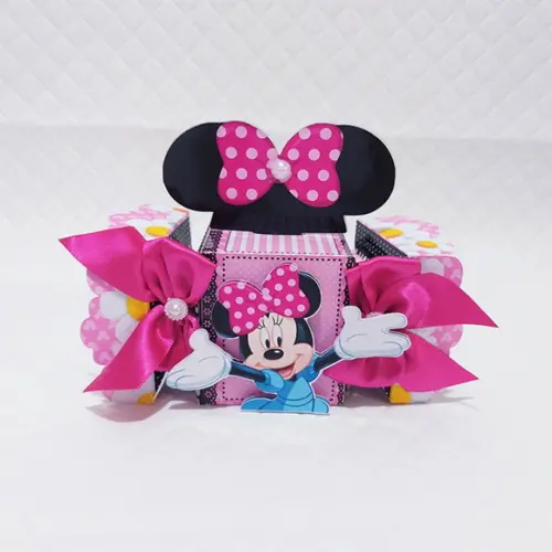 Arquivo Corte Digital Festa Minnie Rosa Luxo