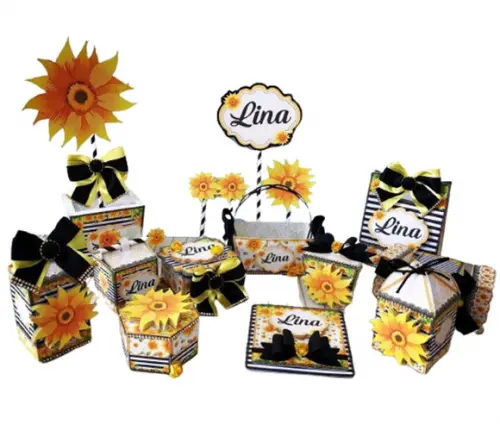 Arquivo Corte Digital Festa My Sunshine Girassol Luxo