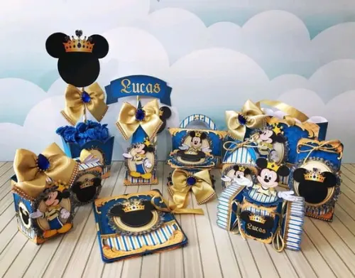 Arquivo Corte Digital Festa Realeza Mickey Luxo