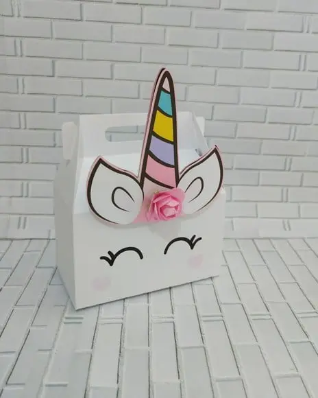 Arquivo Corte Digital Festa Unicórnio Luxo