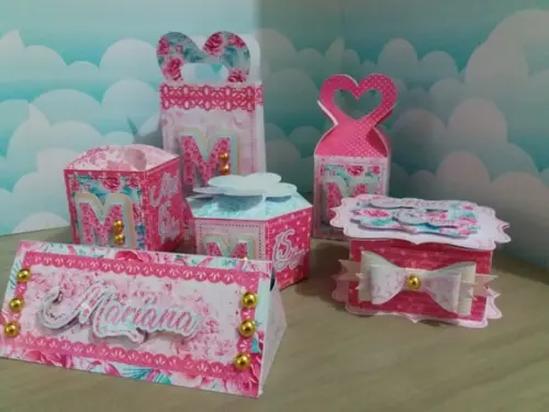Arquivo Corte Digital Kit 15 Anos Floral