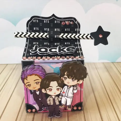 Arquivo Corte Digital Silhouette Bts Festa em Casa