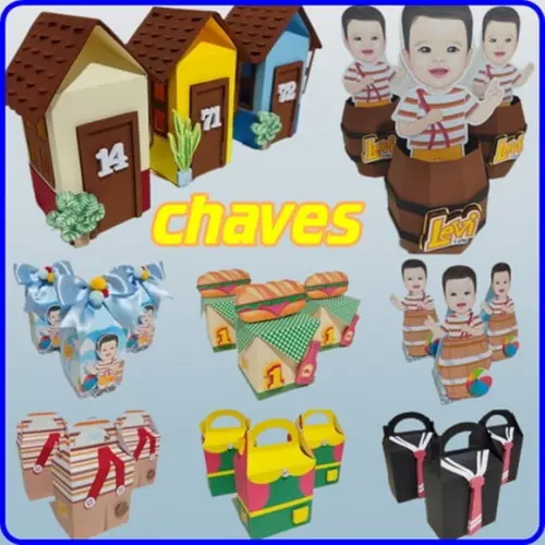 Arquivo Corte Digital Silhouette Chaves Luxo