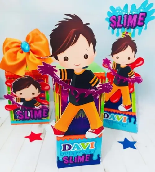 Arquivo Corte Digital Silhouette e pdf Slime Luxo