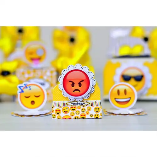 Arquivo Corte Digital Silhouette Emoji Luxo