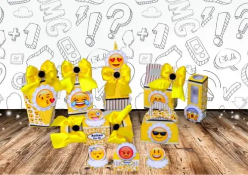 Arquivo Corte Digital Silhouette Emoji Luxo