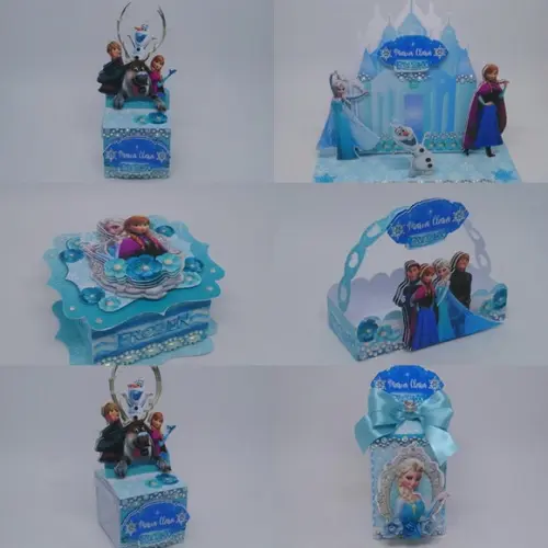 Arquivo Corte Digital Silhouette Festa Frozen Luxo