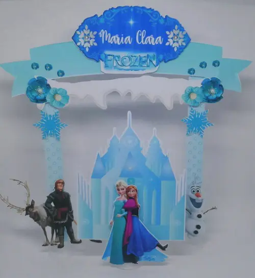 Arquivo Corte Digital Silhouette Festa Frozen Luxo