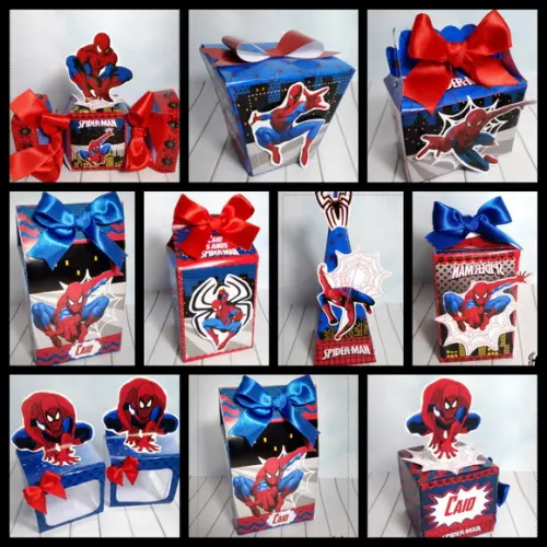 Arquivo Corte Digital Silhouette Festa Homem Aranha Luxo