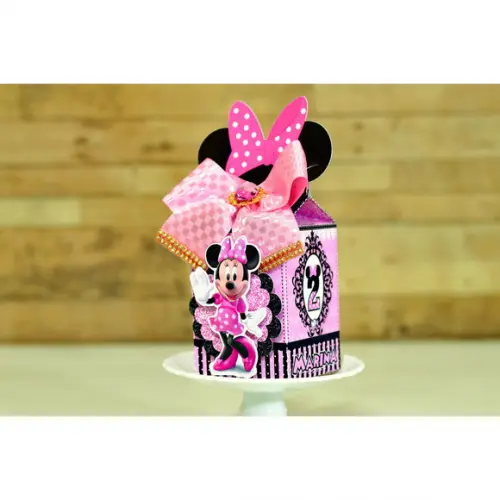 Arquivo Corte Digital Silhouette Festa Lminnie Rosa Luxo