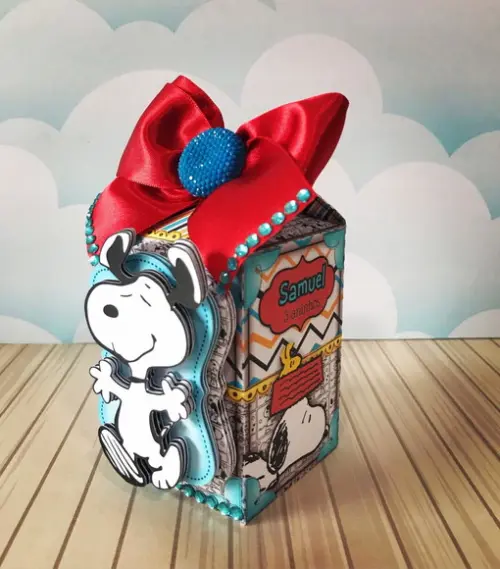 Arquivo Corte Digital Silhouette Festa Snoopy Luxo
